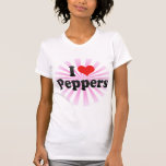 I Love Peppers T Shirt