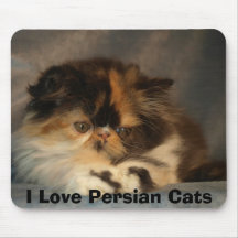 I Love Persian Cats Mouse Pads