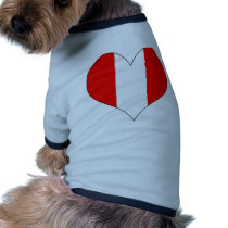 I Love Peru Doggie Tee