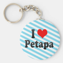 I Love Petapa, Guatemala Key Chain