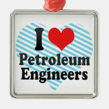 I Love Petroleum Engineers Christmas Tree Ornament