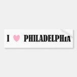I Love Philadelphia Bumper Sticker