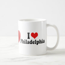 I Love Philadelphia Coffee Mugs