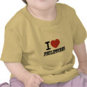 I LOVE PHILIPPINES t-shirts