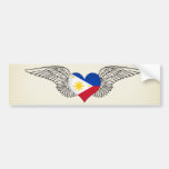 I Love Philippines -wings Bumper Sticker