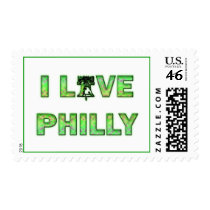 I LOVE PHILLY postage by dgpaulart I LOVE PHILLY postage