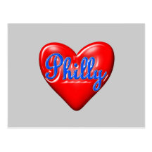 I Love Philly Postcards