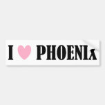 I Love Phoenix Bumper Sticker