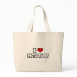 I Love Photography Tote Bag