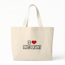 I Love Photography Tote Bag