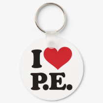 I Love Physical Education! keychains by visualnewbie I Love Physical Education! keychains