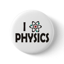I Love Physics Button