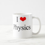 I Love Physics Coffee Mugs
