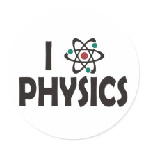 I Love Physics Sticker