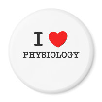 I Love Physiology Refrigerator Magnets