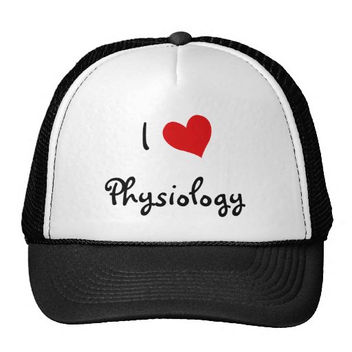 I Love Physiology Trucker Hats