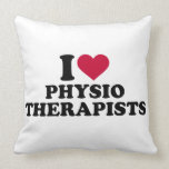 I love physiotherapists throw pillow