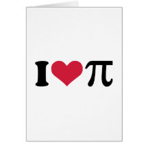 I love Pi Cards