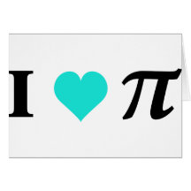 I Love Pi Cards