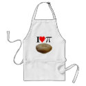 I love pi, I love pie, I heart pi, I heart pie aprons