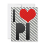 I Love PI invitations