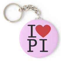 I Love PI (Keychain)