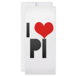 I Love PI rack cards