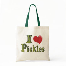 I Love Pickles Canvas Bags