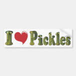 I Love pickles Bumper Stickers