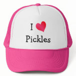 I Love Pickles Mesh Hat