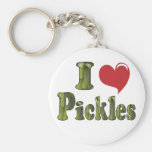 I Love Pickles Key Chains