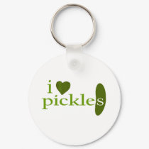 I Love Pickles keychains by worldsfair I Love Pickles keychains