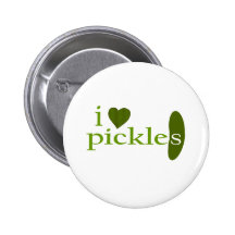 I Love Pickles Pin
