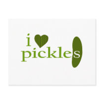 I Love Pickles postcards