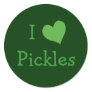 I Love Pickles Sticker