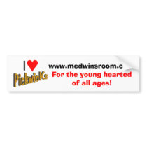 I love Pickwicks bumper stickers bumper stickers