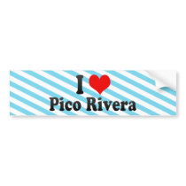 I Love Pico Rivera, United States Bumper Stickers