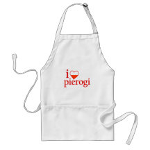 I Love Pierogi Apron