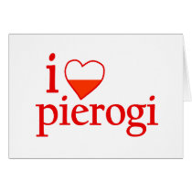 I Love Pierogi Cards