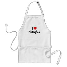 I Love Pierogies Apron