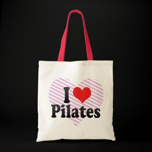 I Love Pilates Tote Bag