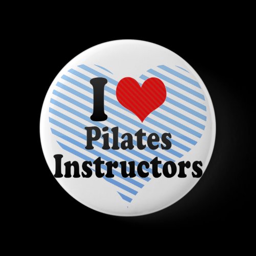 I Love Pilates Instructors Pins