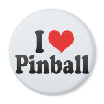 I Love Pinball magnets