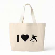 I Love Ping Pong Canvas Bag