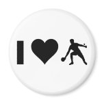 I Love Ping Pong Magnets