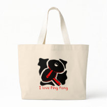 I Love Ping Pong Mystic Paddles Tote Bag