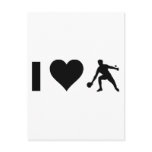 I Love Ping Pong Postcards