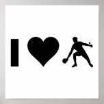 I Love Ping Pong Posters