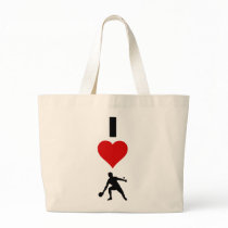 I Love Ping Pong (Vertical) Bags