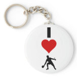 I Love Ping Pong (Vertical) Keychains